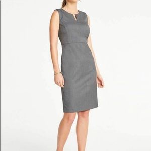 New Ann Taylor Sharkskin Sheath Dress